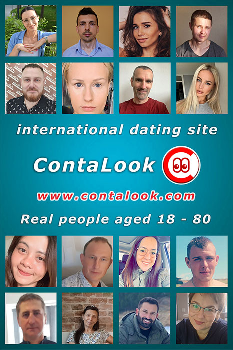 International dating site ContaLook. Real people aged 18-80.