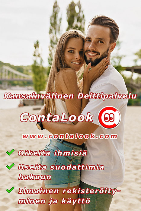 Kansainvälinen Deittipalvelu. Oikeita ihmisiä. Useita suodattimia hakuun. Ilmainen rekisteröityminen ja käyttö.