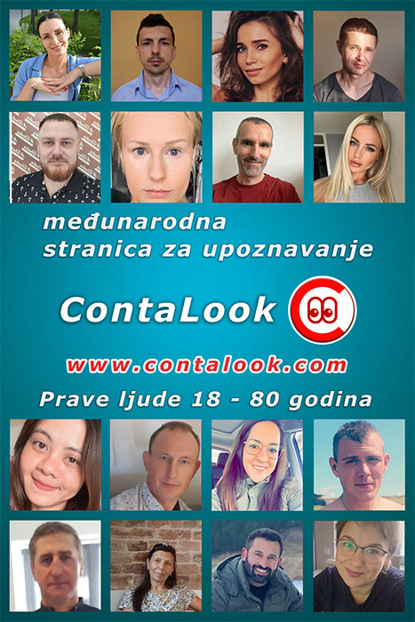 Međunarodna stranica za upoznavanje ContaLook. Pravi ljudi u dobi od 18 do 80 godina.
