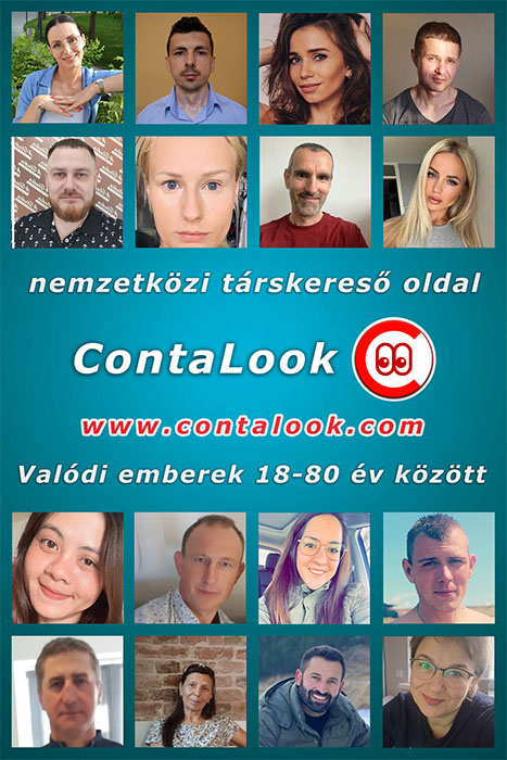 Nemzetközi társkereső oldal, a ContaLook. Valódi emberek 18 és 80 év között.