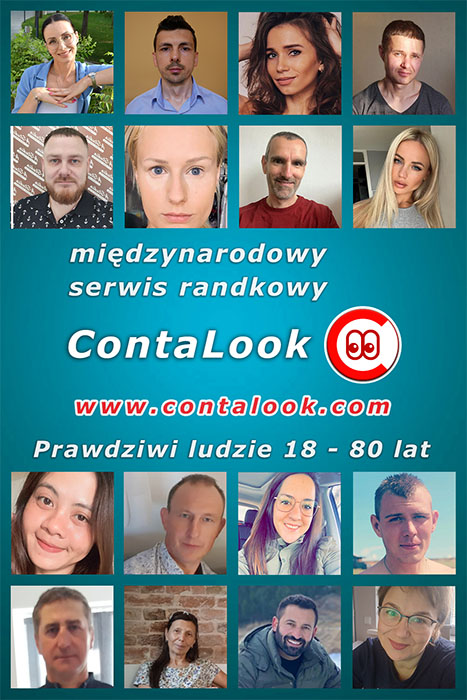 Międzynarodowy portal randkowy ContaLook. Prawdziwi ludzie w wieku 18-80 lat.